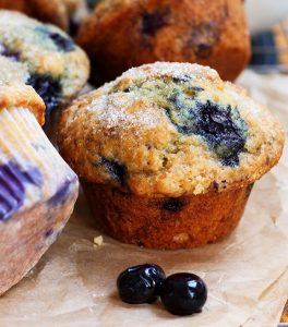 Gramma Kim’s Blueberry Muffins