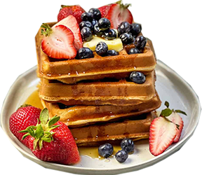 Quick & Easy Oat Waffles