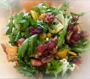 Autumn Leaves & Fruit Salad